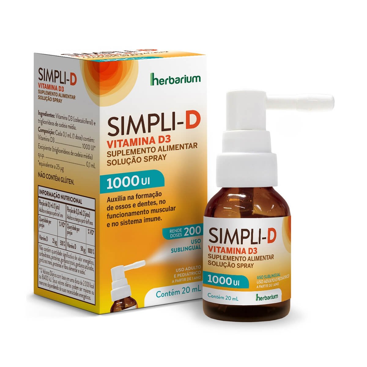 Simpli D 1000Ui Solução Spray 20Ml
