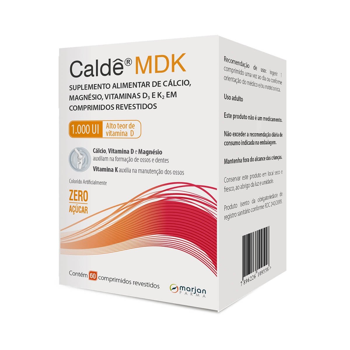 Caldê MDK 1.000UI com 60 Comprimidos