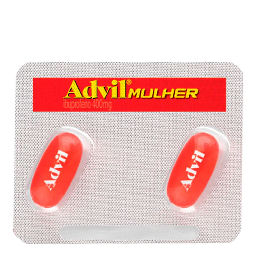 Advil Mulher 400Mg Com 2 Cápsulas