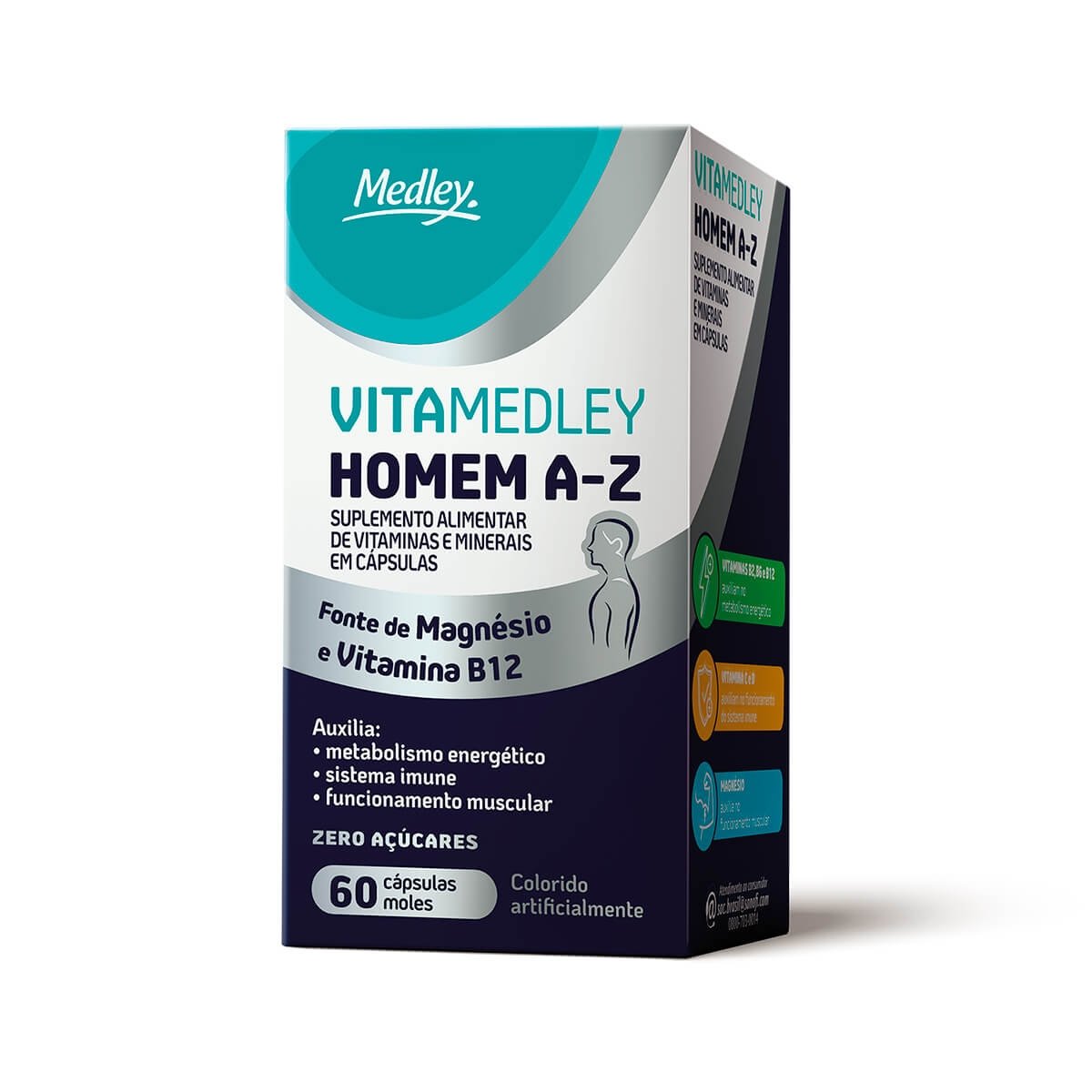 VITA MEDLEY HOMEM 60CAPSULAS (MDF)