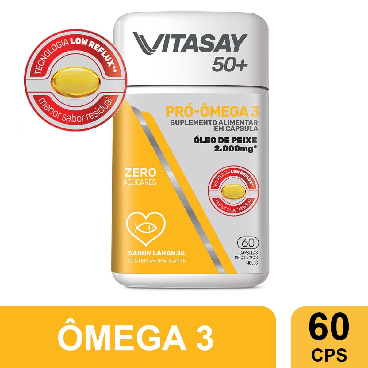 VITASAY 50+ PRO-OMEGA 3 60CAPS (HCH)