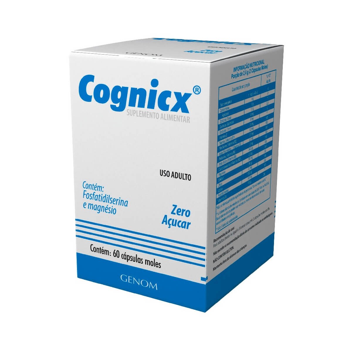 Suplemento Alimentar Cognicx Com 60 Cápsulas