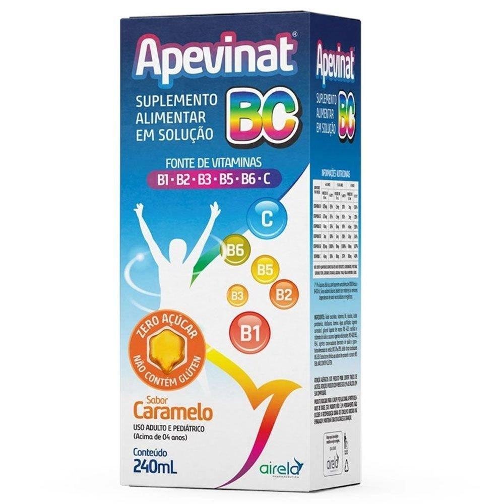 Apevinat BC Xarope 240ml Sabor Caramelo
