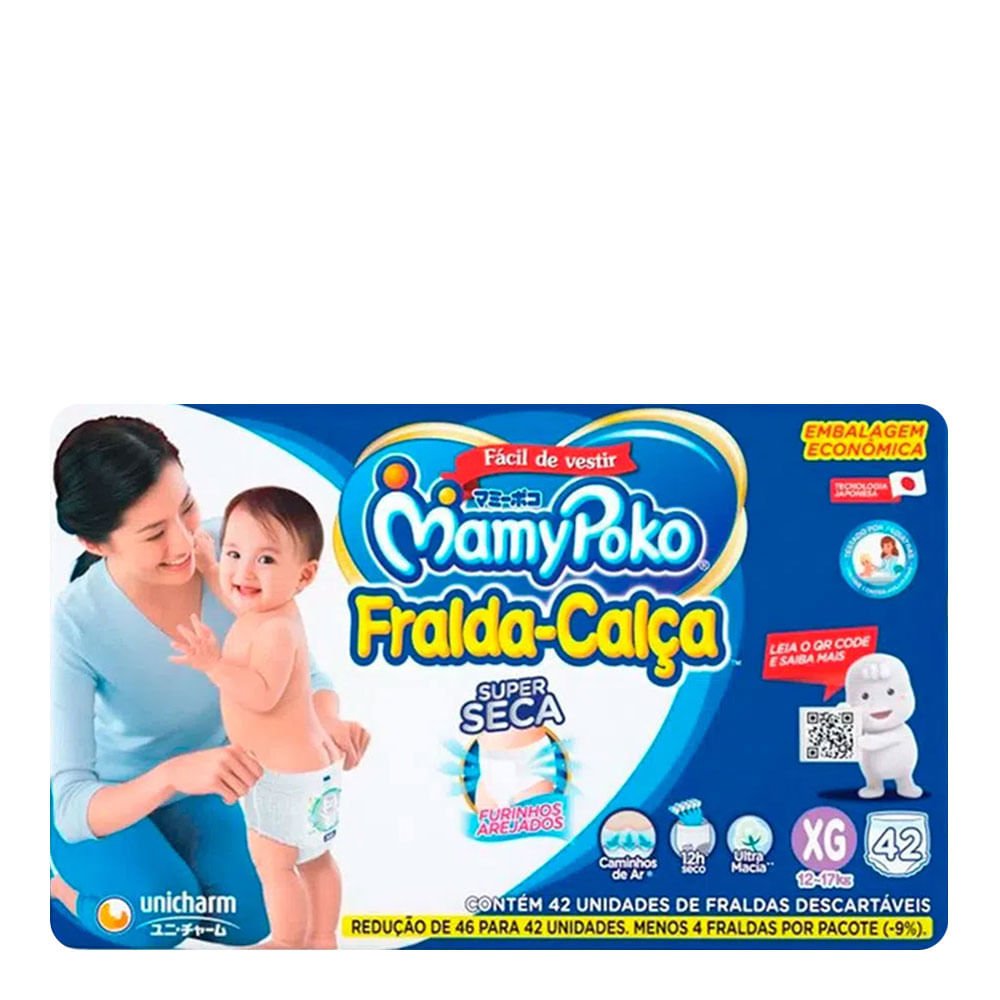 Mamypoko Fralda-Calça Xg Mamypoko 42 Unidades
