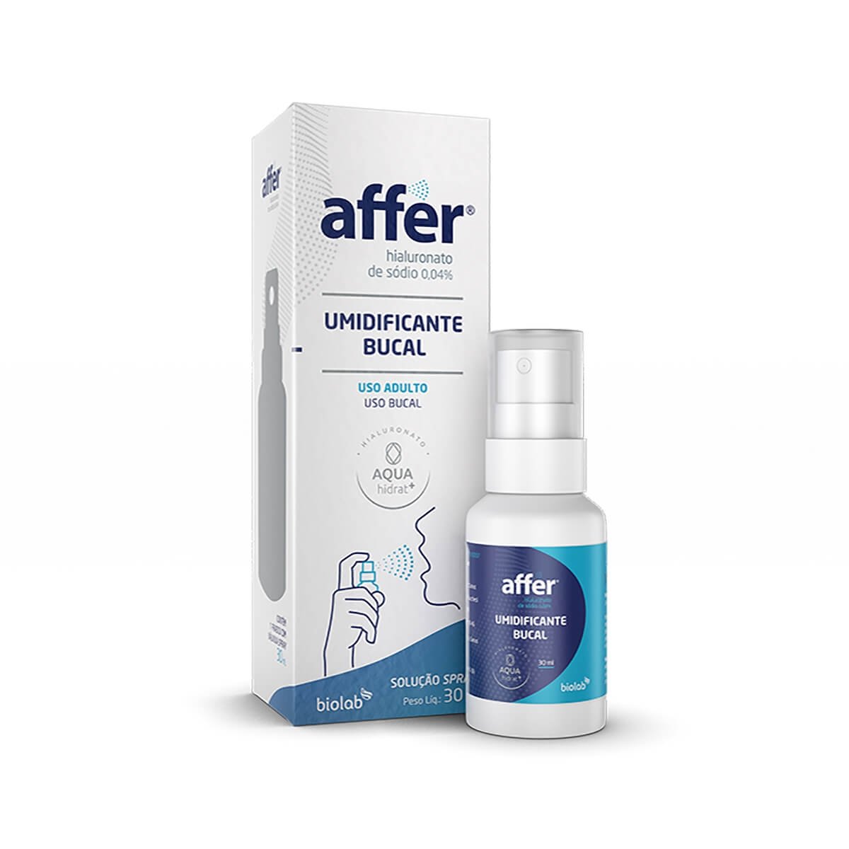 Affer Spray Humidificante Bucal Para Boca Seca 30Ml