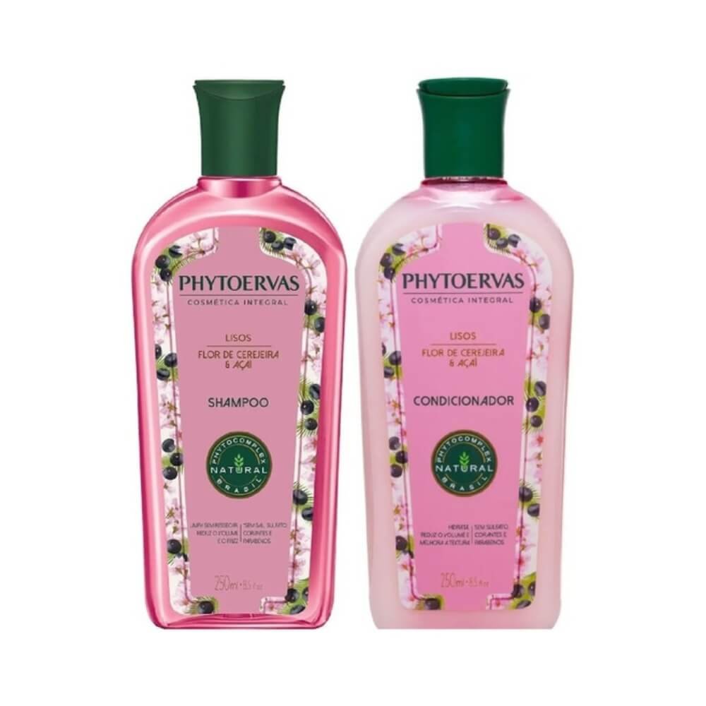 Shampoo Phytoervas Lisos 250ml + Condicionador Phytoervas Li