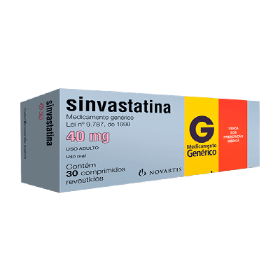 SINVASTATINA 40MG 30CP (SAG)