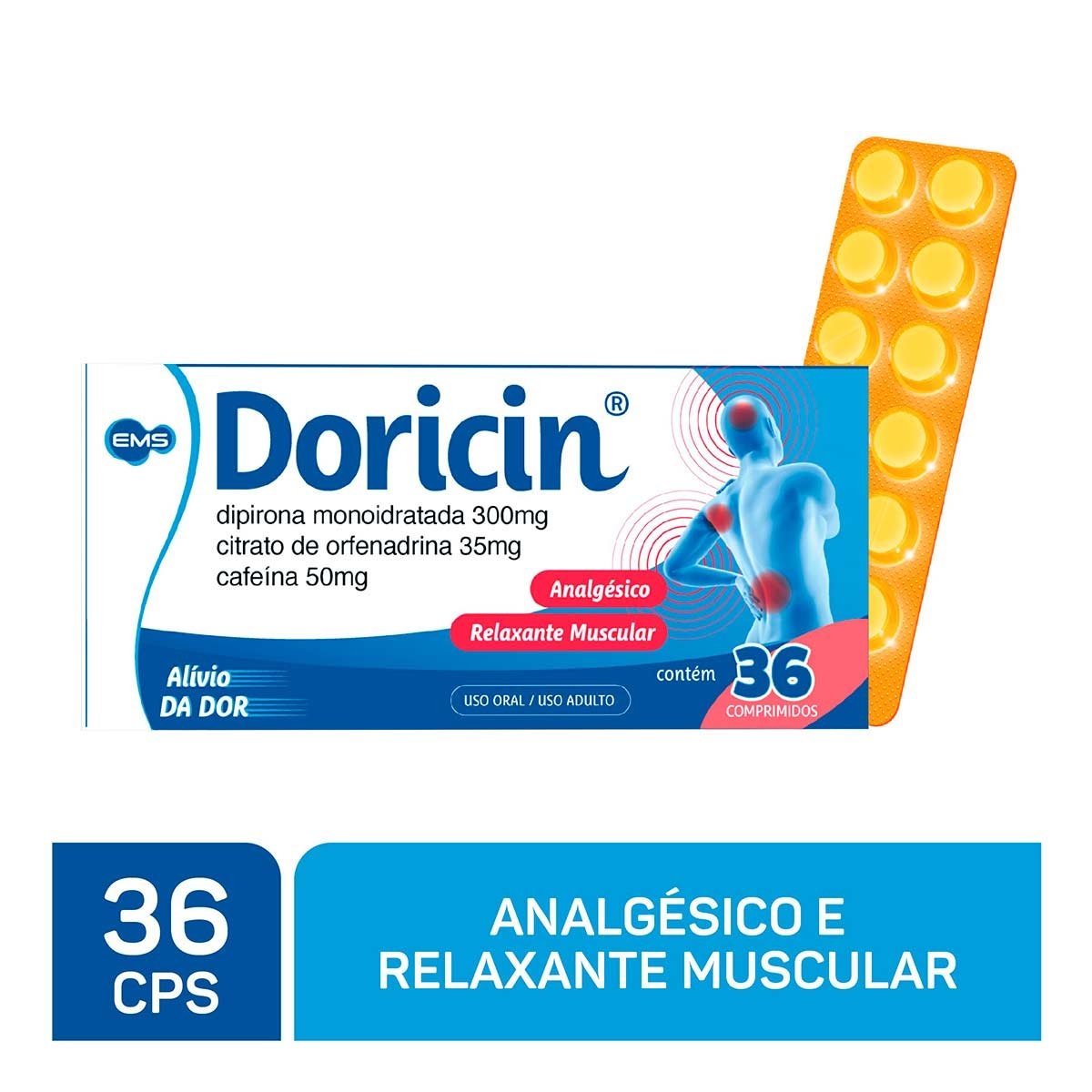 Doricin 36 Comprimidos - EMS