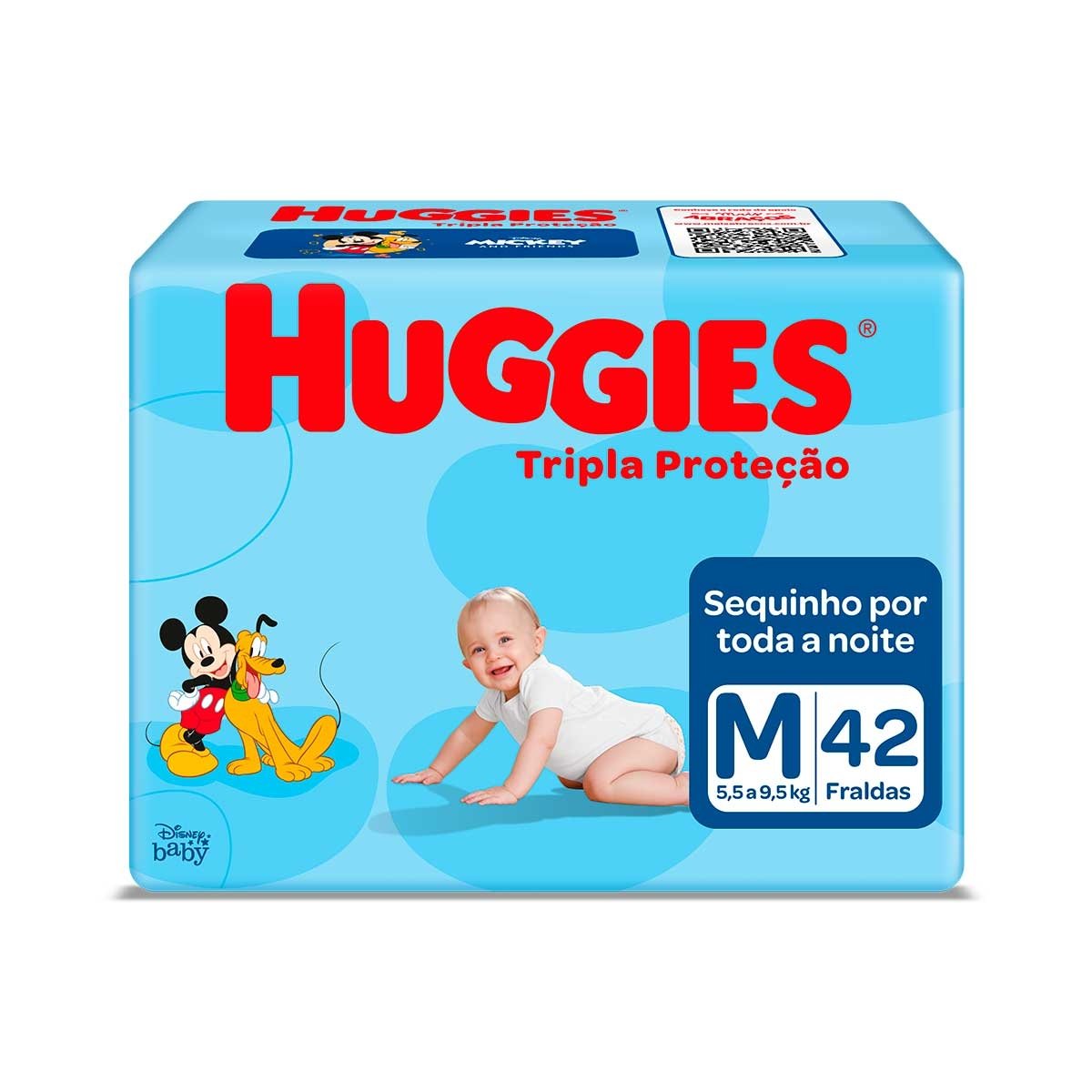 Fralda Huggies Tripla Proteção M 42 unidades
