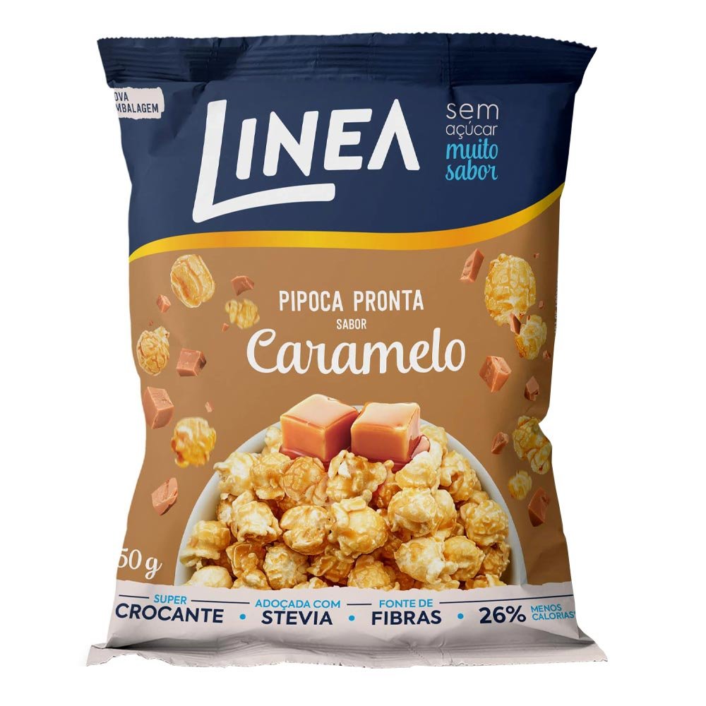PIPOCA PRONTA LINEA CARAMELO 50G
