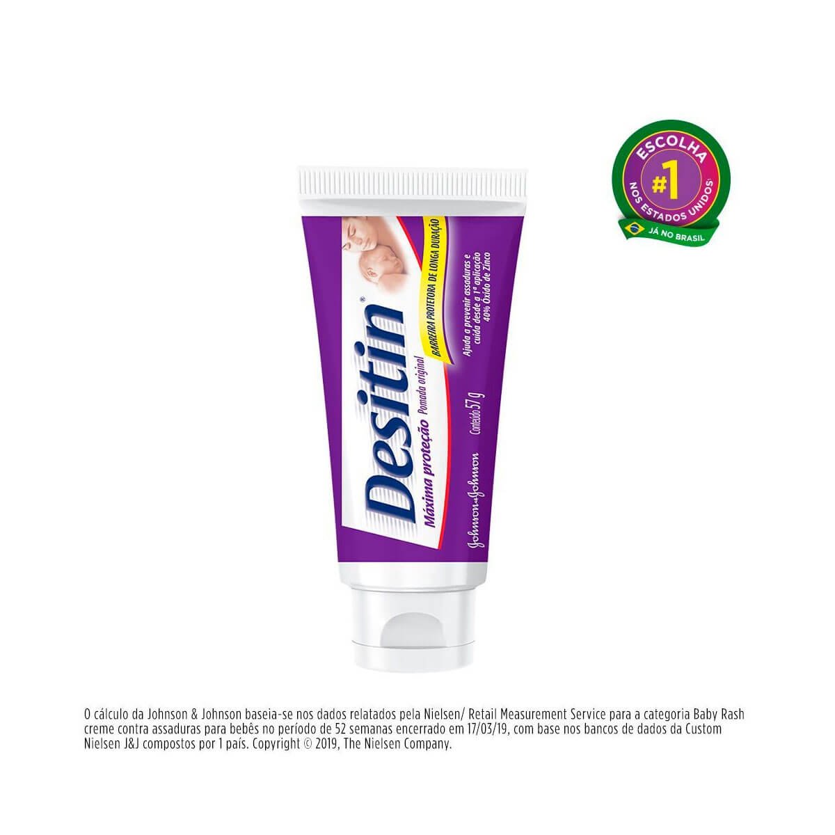 Creme para Assadura Desitin Máxima Proteção 57g