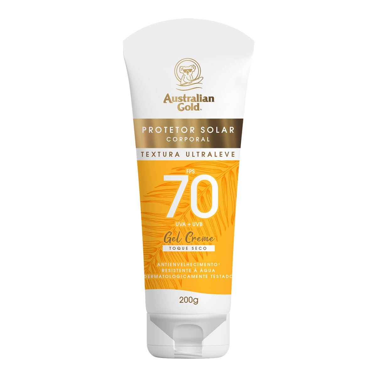 Protetor Solar Gel Creme Fps 70 Australian Gold - 200G