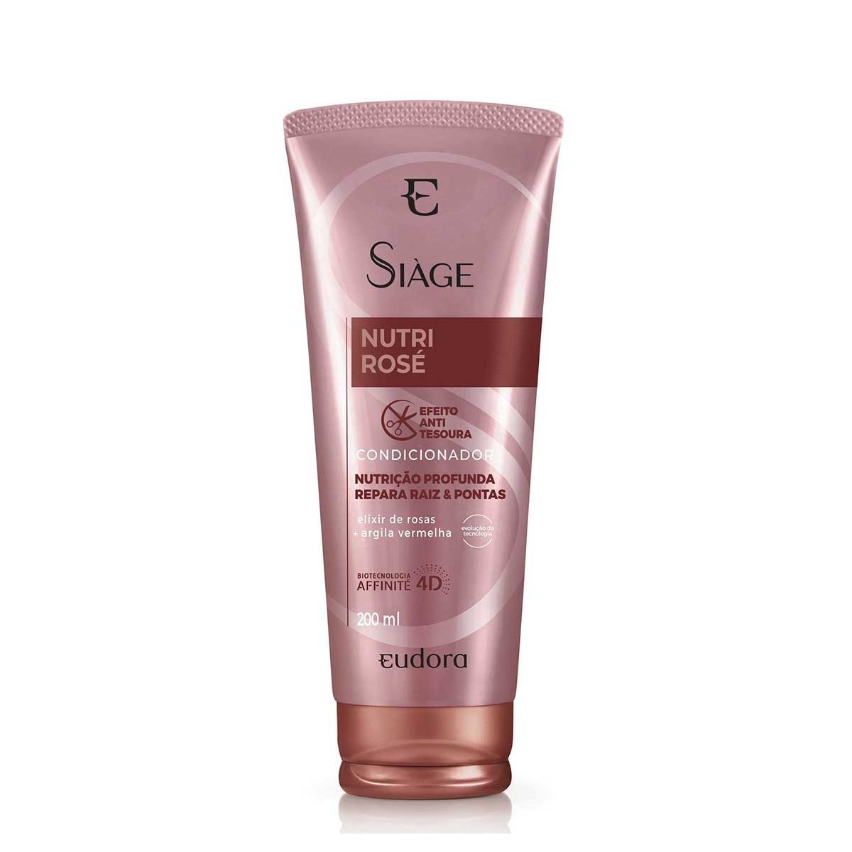 Condicionador Siage Nutri Rose Eudora Embalagem 200 Ml