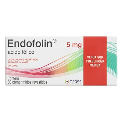 Endofolin 5mg 30 Comprimidos - MARJAN