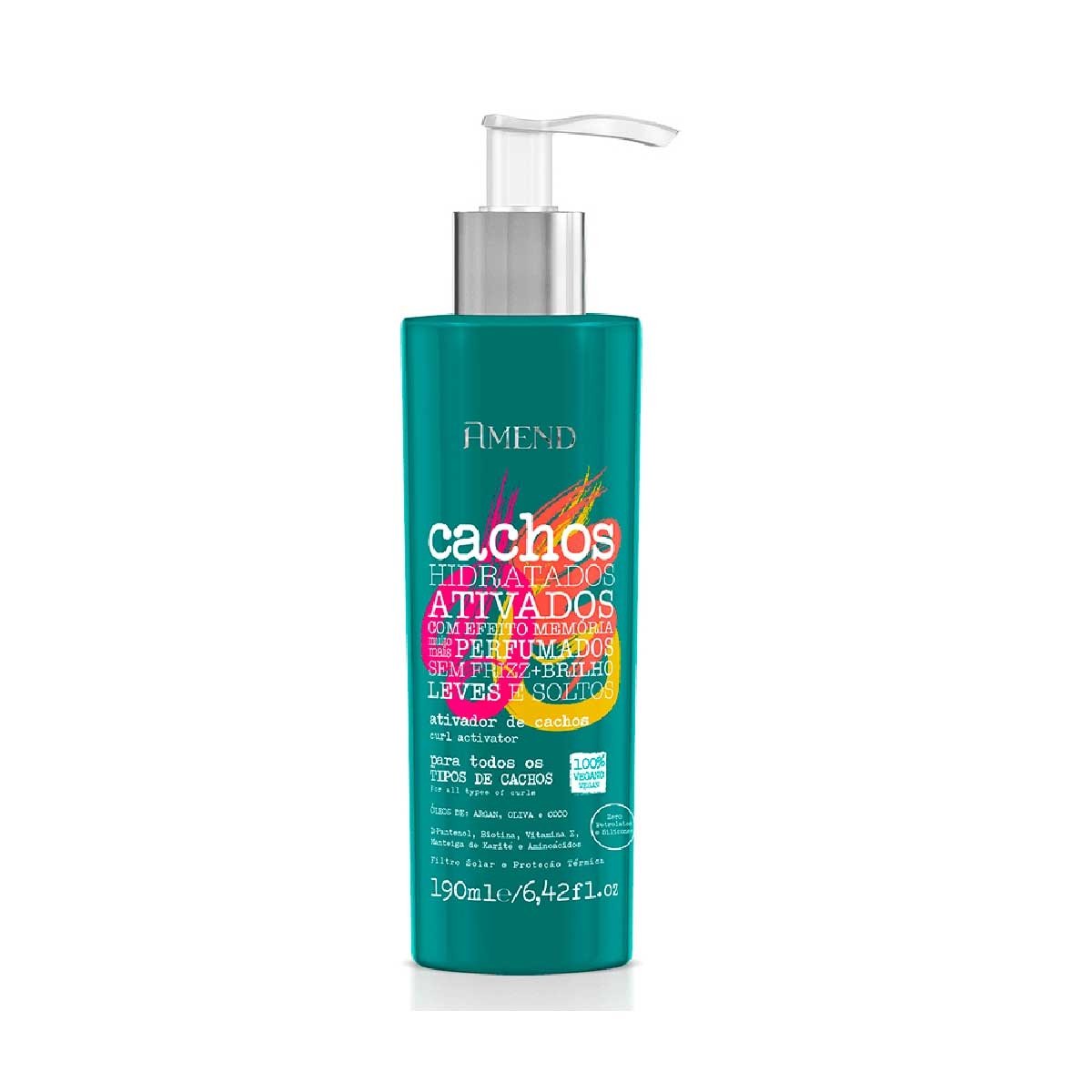 Leave In Cachos Hidratados E Ativados Amend 190Ml