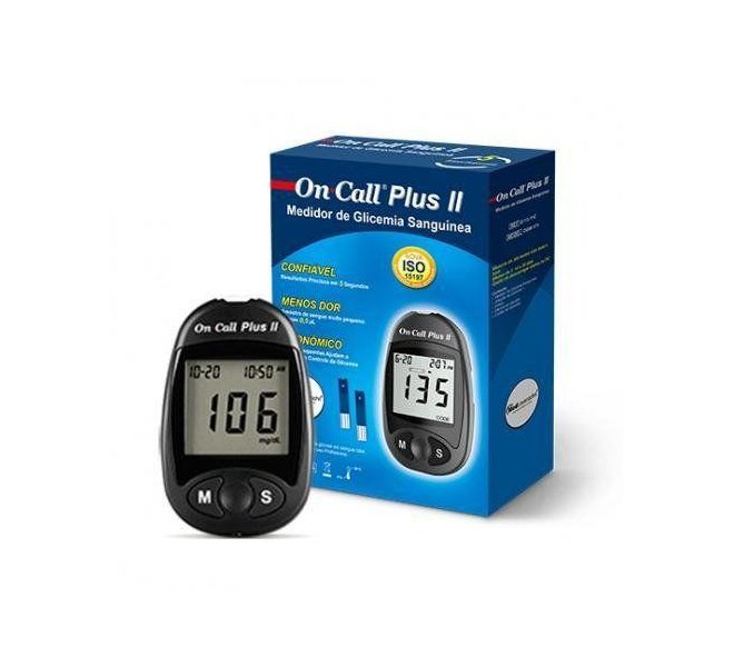 Monitor De Glicose On Call Plus II 1 Unidade - MEDLEVENSOHN