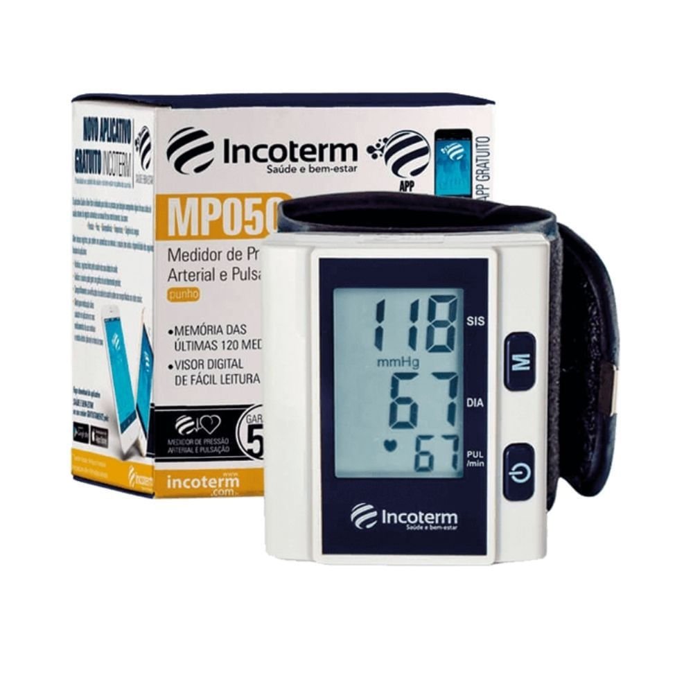 Medidor de Pressão Digital MP050 Pulso - INCOTERM