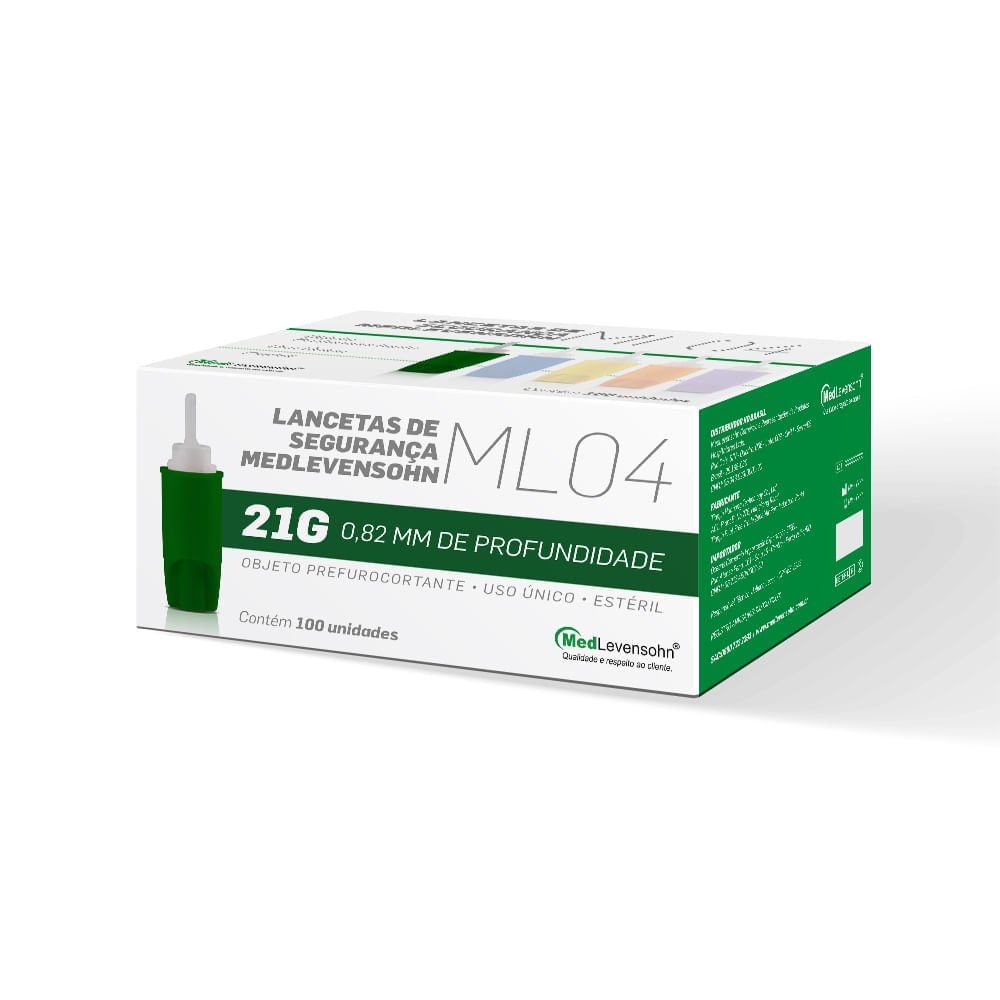 Lancetas Seguranca Lilas 1.44Mmx30G Ml04 - MEDLEVENSHON