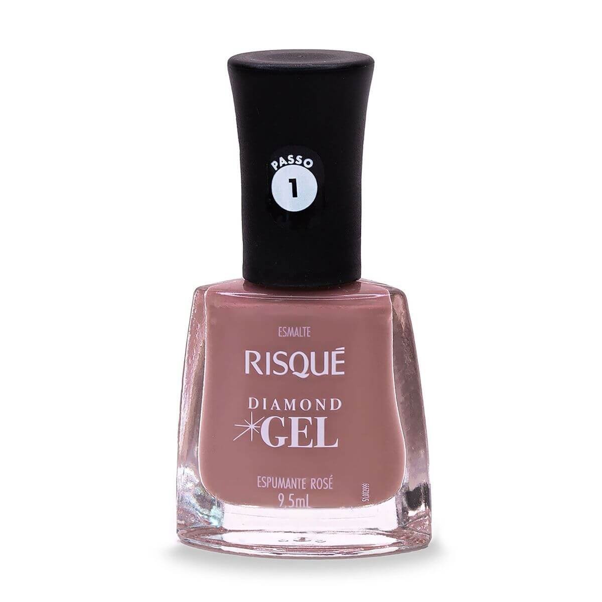 Esmalte Diamond Gel Espumante Rosé Risqué 9,5Ml
