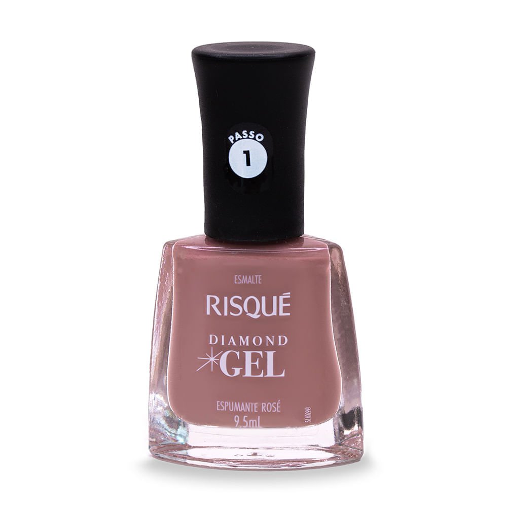 Esmalte Diamond Gel Espumante Rosé Risqué 9,5Ml