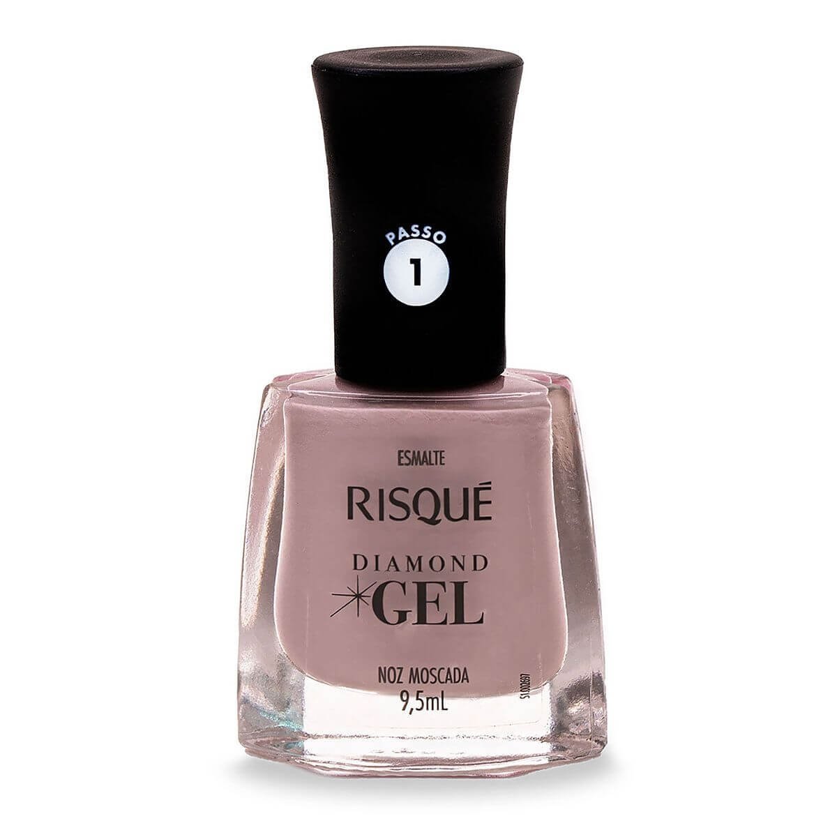 Esmalte Risque Diamond Gel Noz Moscada 9,5ml