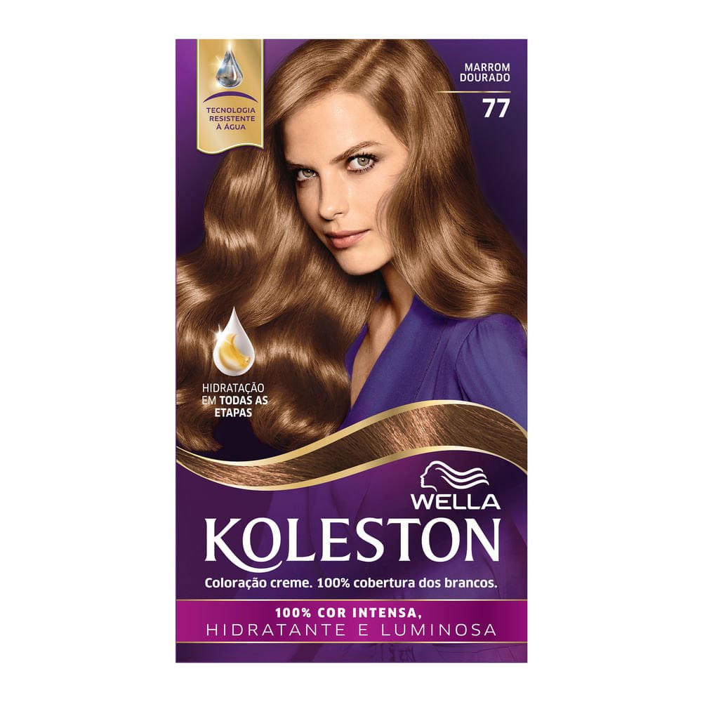 Tintura Koleston 7.7 Marrom Dourado