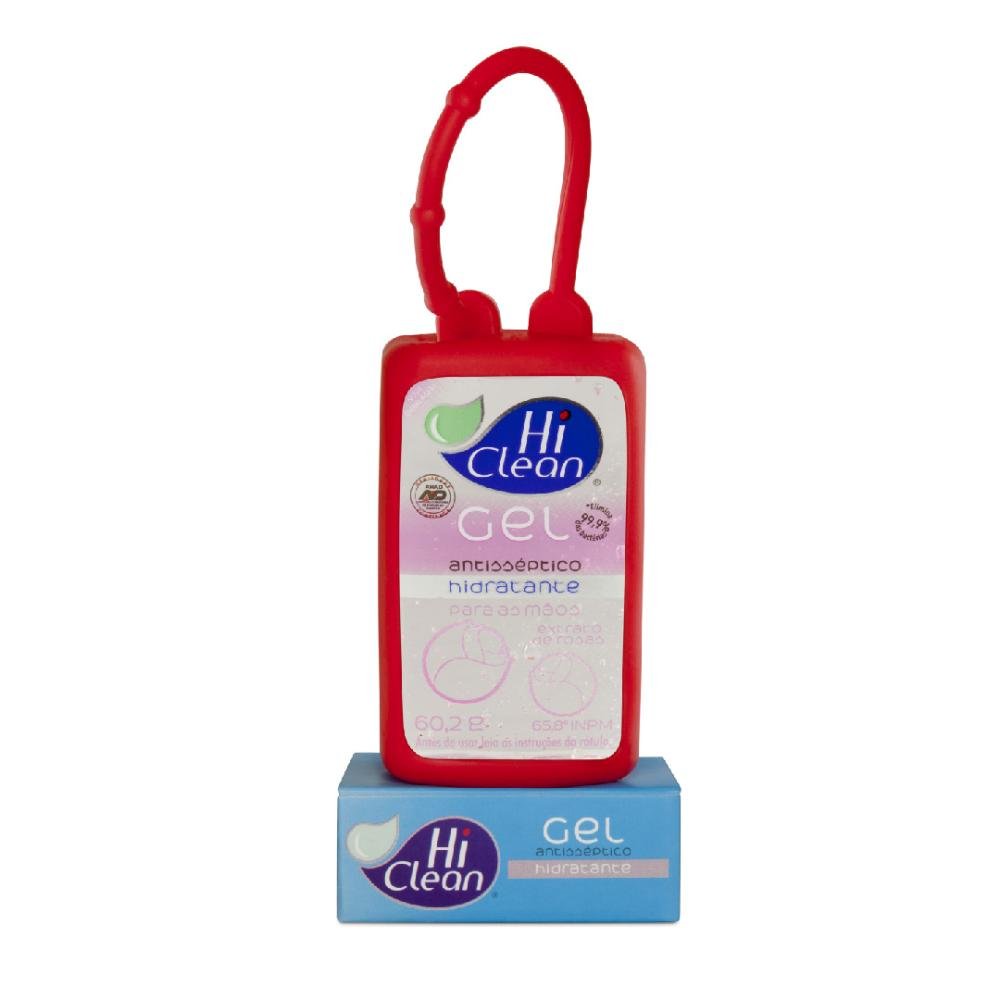 Álcool Gel 70% Extrato de Rosas 70ml - HI CLEAN
