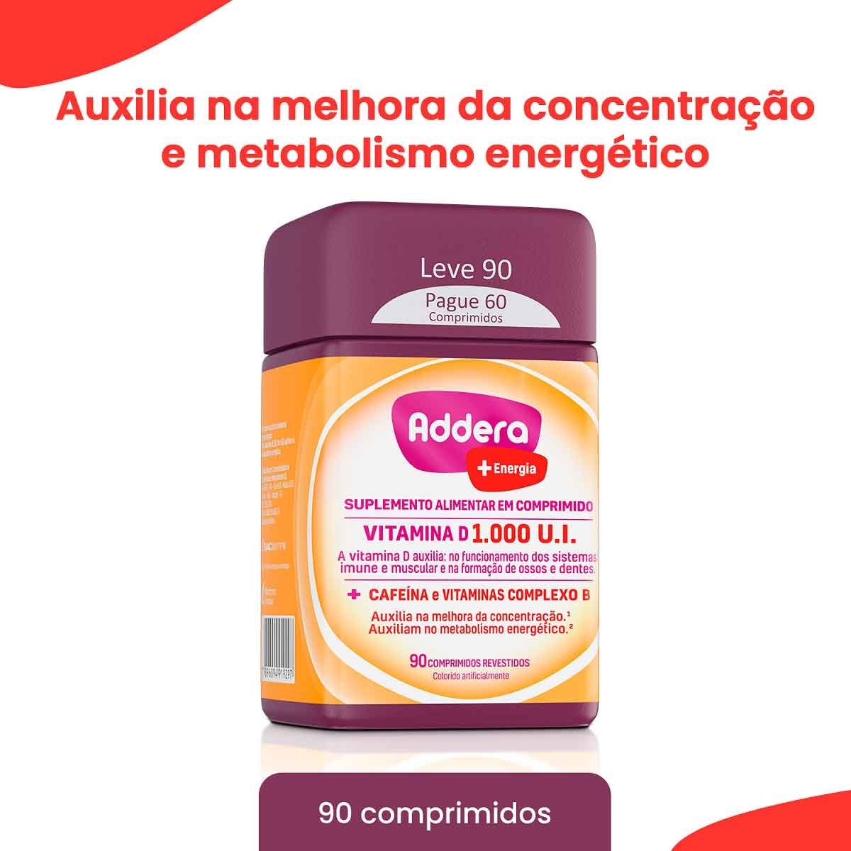 Addera+Energia 90 Comprimidos - HYPERA