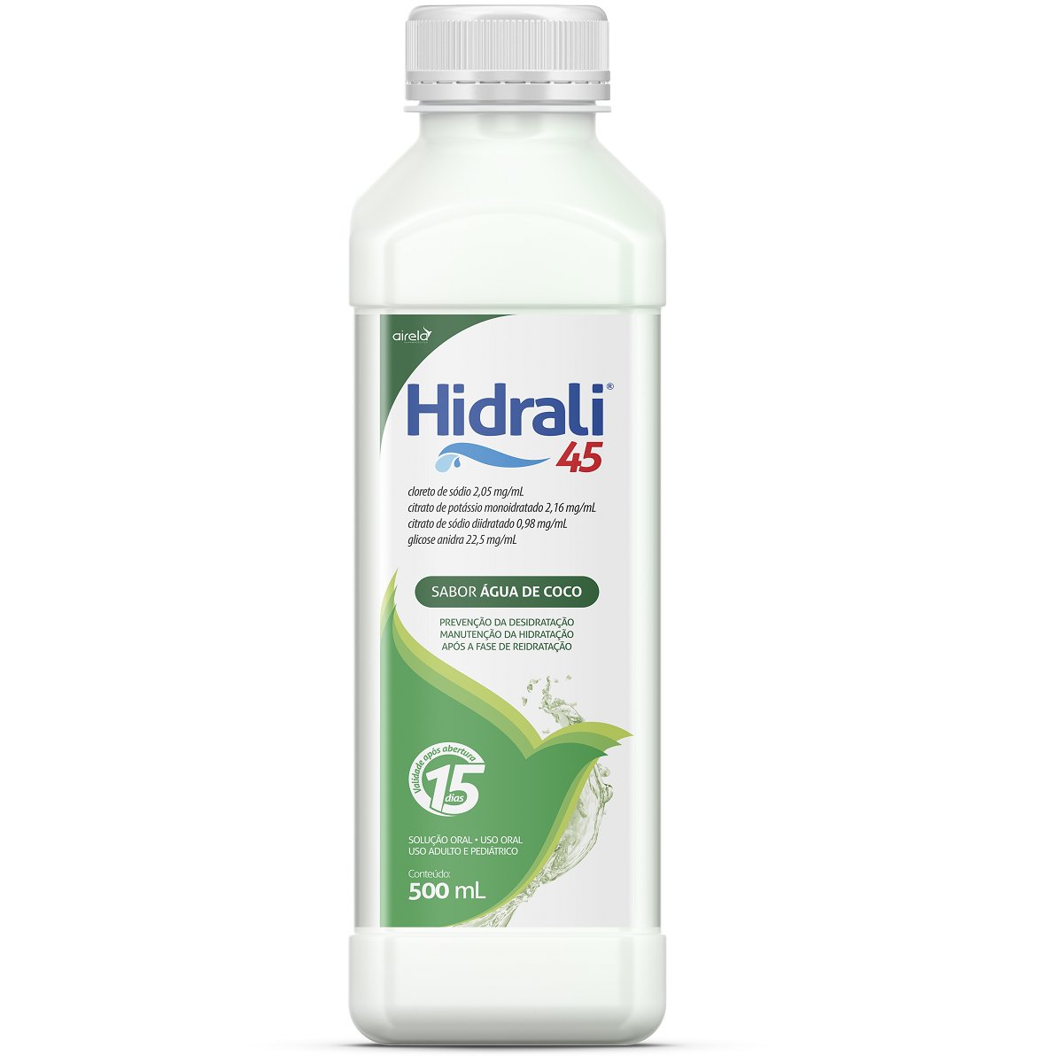 HIDRALI AGUA COCO SOL 500ML(AIR)