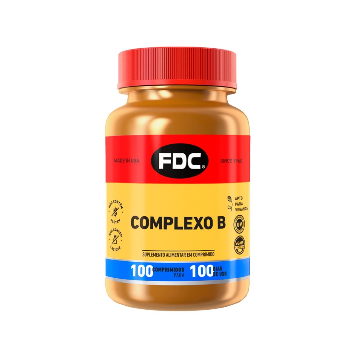 Complexo B Fdc Com 100 Comprimidos