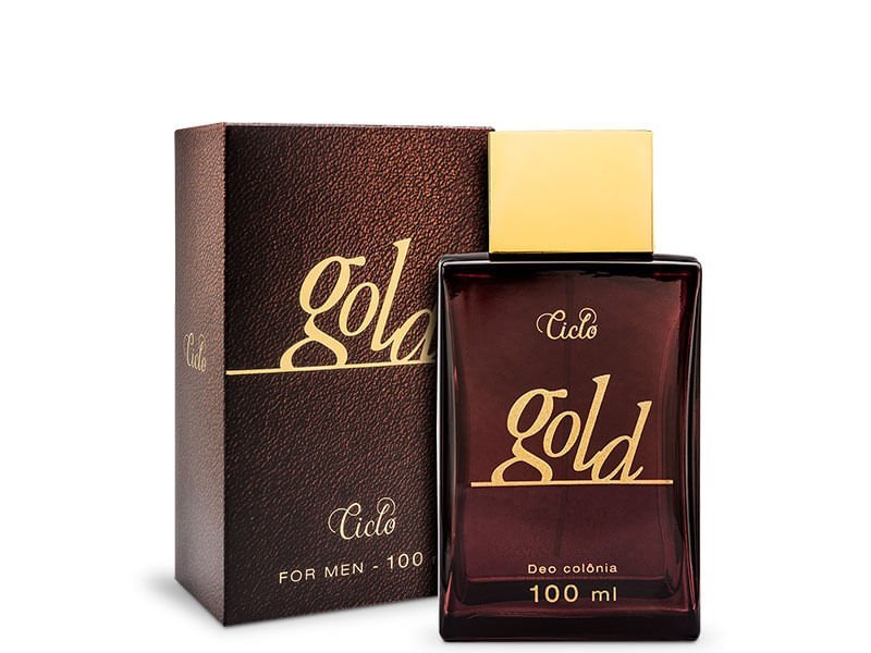 Perfume Masculino Ciclo Gold Deo Colônia 100ml