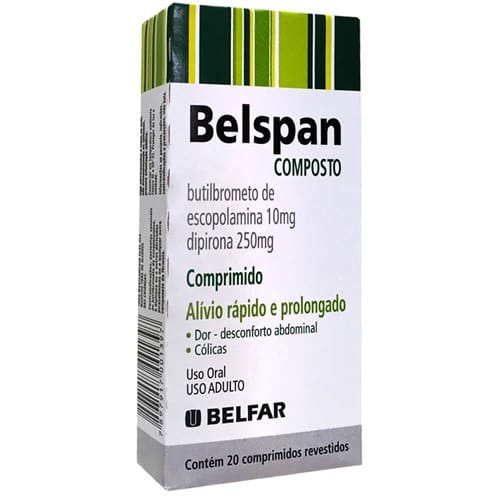 Belspan Composto 20 Comprimidos