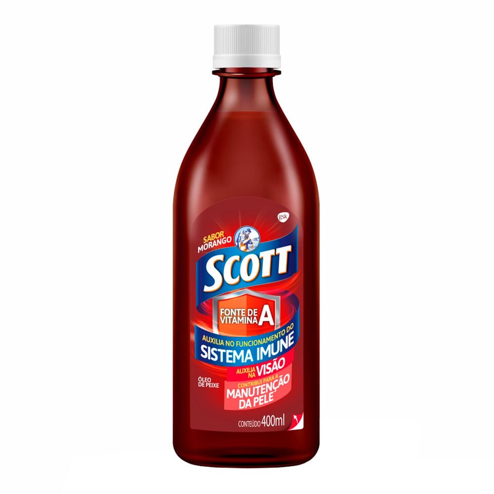 Emulsao Scott Morango 400ml
