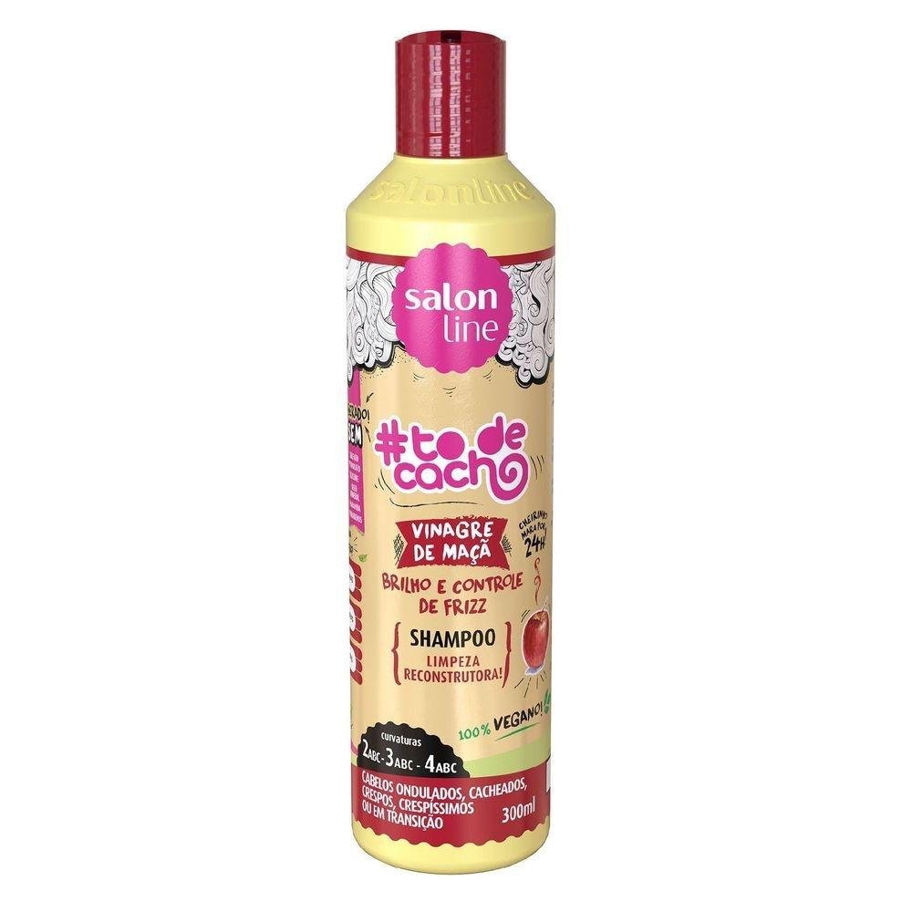 Shampoo Tô De Cacho Vinagre De Maçã Salon Line 300Ml
