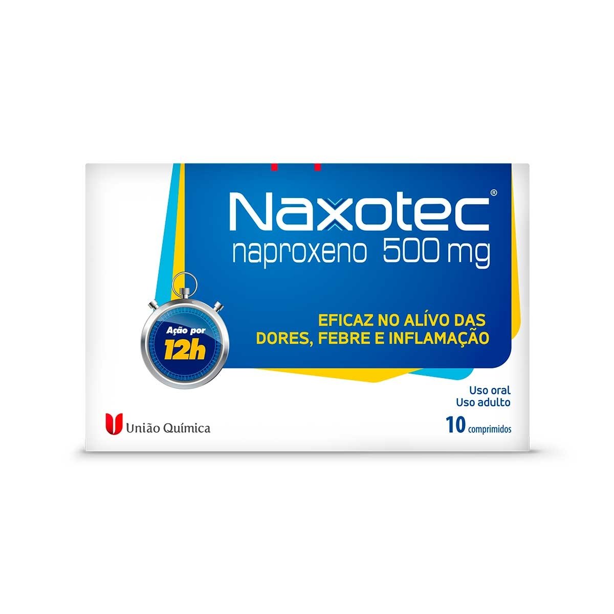 Naxotec 500Mg União Química Caixa Com 10 Comprimidos