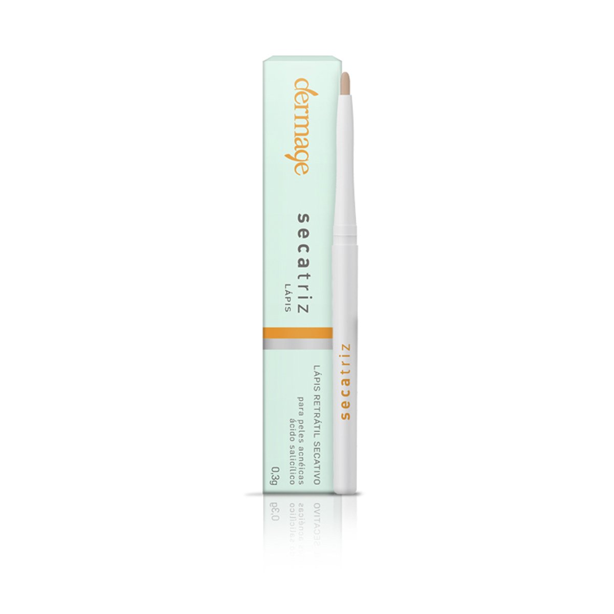 Lápis retratil Secativo Secatriz 0,3g - DERMAGE