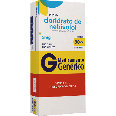 Cloridrato De Nebivolol 5Mg Pharlab 30 Comprimidos