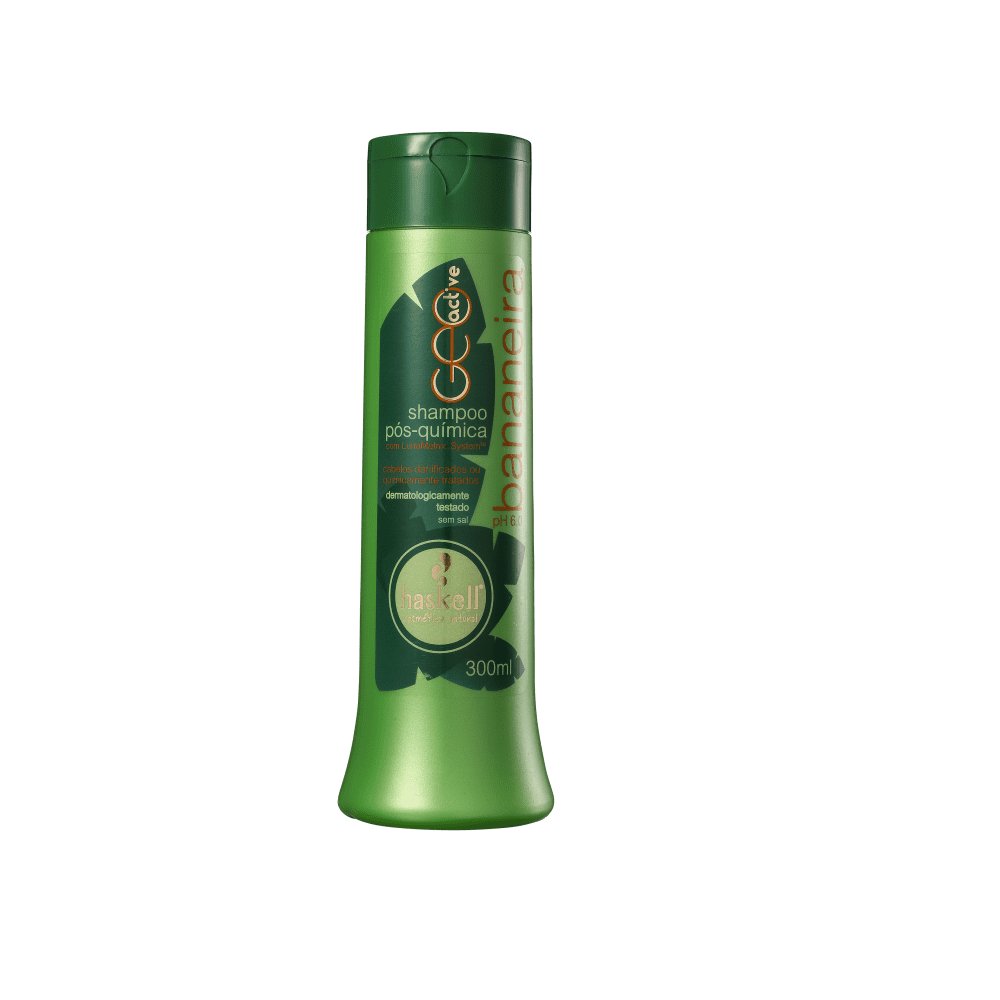 Shampoo Bananeira Pós-Química Com 300ml Haskell