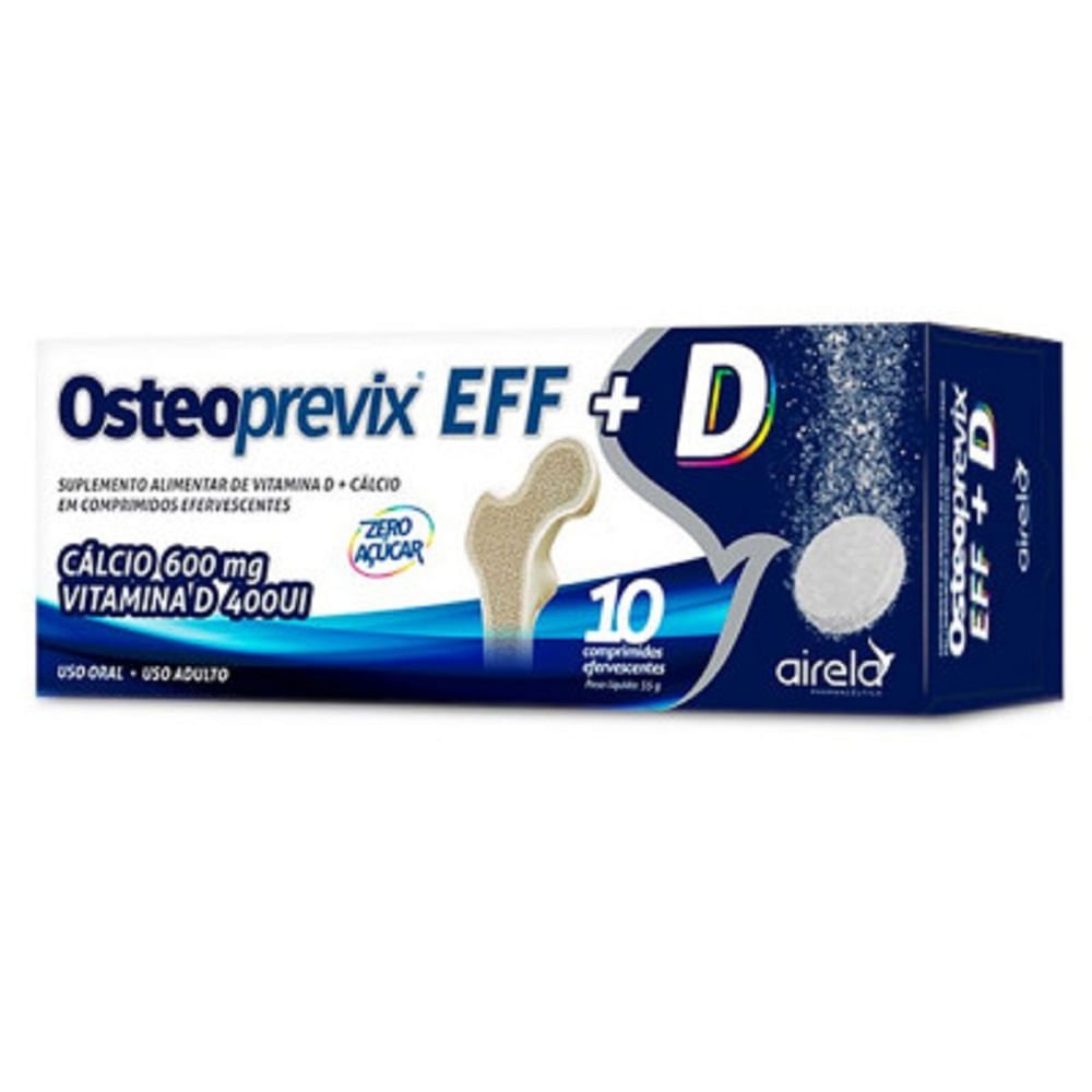 Osteoprevix EFF+D 10 Comprimidos Efevercente - AIRELA