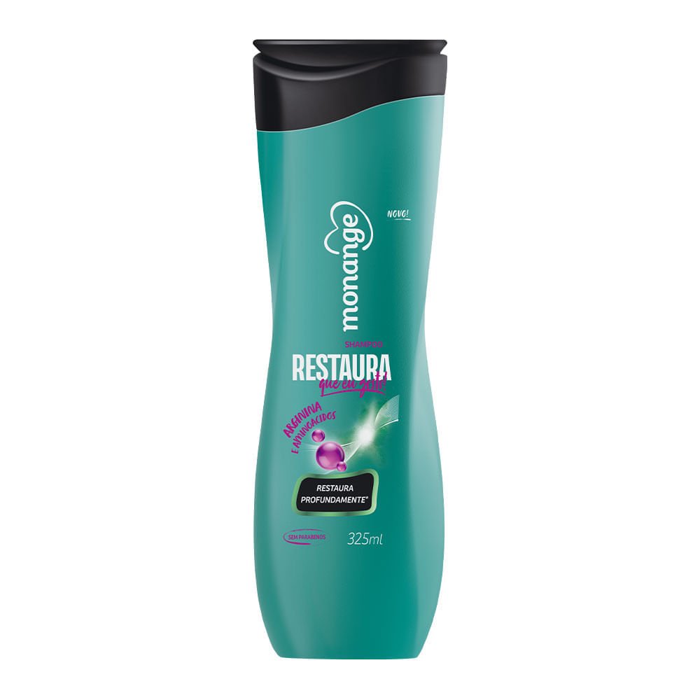 Shampoo Monange Restaura Q Gosto 325ml