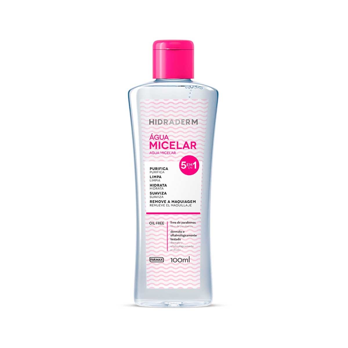 Agua Micelar Hidraderm 100ml - FARMAX
