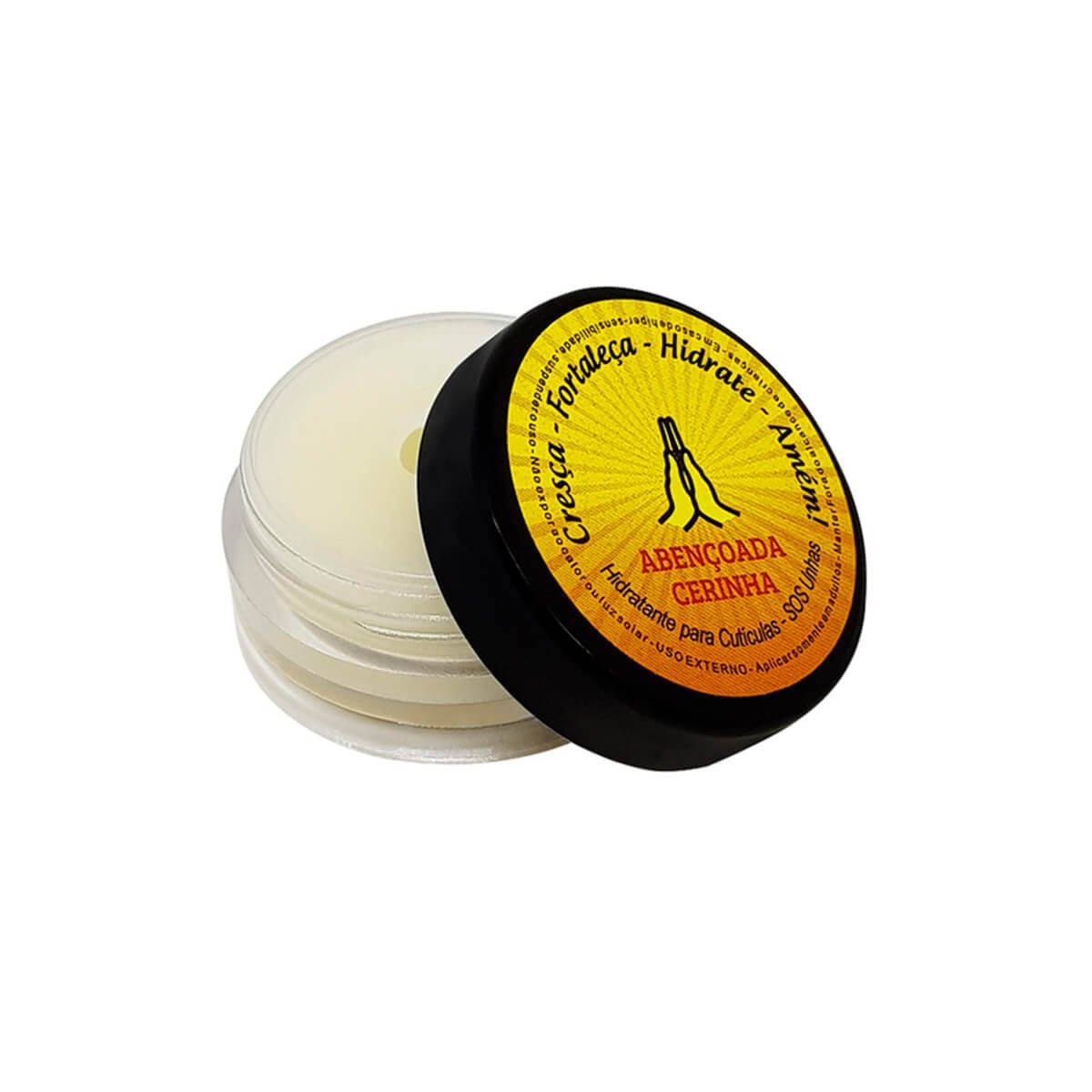 Cera Hidratante para Cutículas Abençoada 6g - TOP BEAUTY