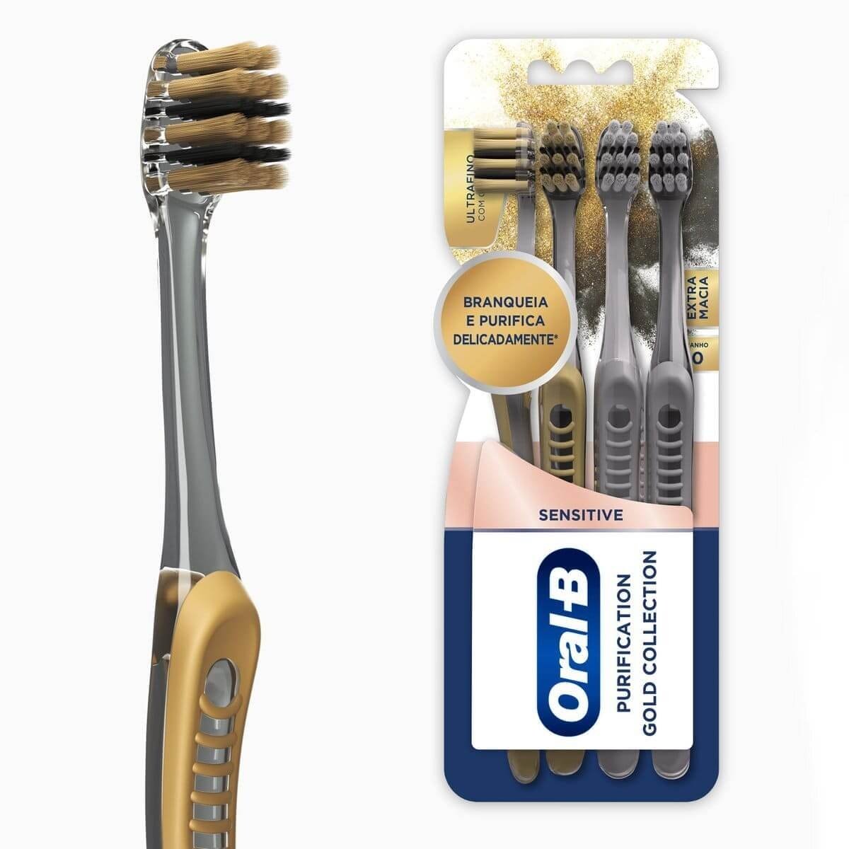 Escova Dental Purification Gold Collection 4 - ORAL-B