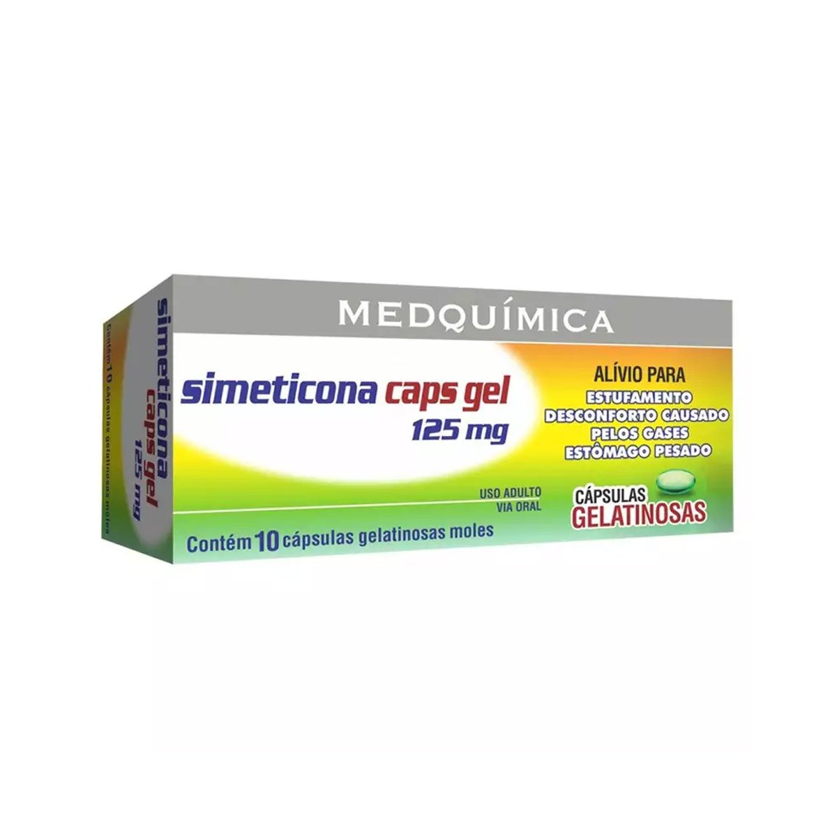 SIMETICONA 125MG 10CAPS (MEG)