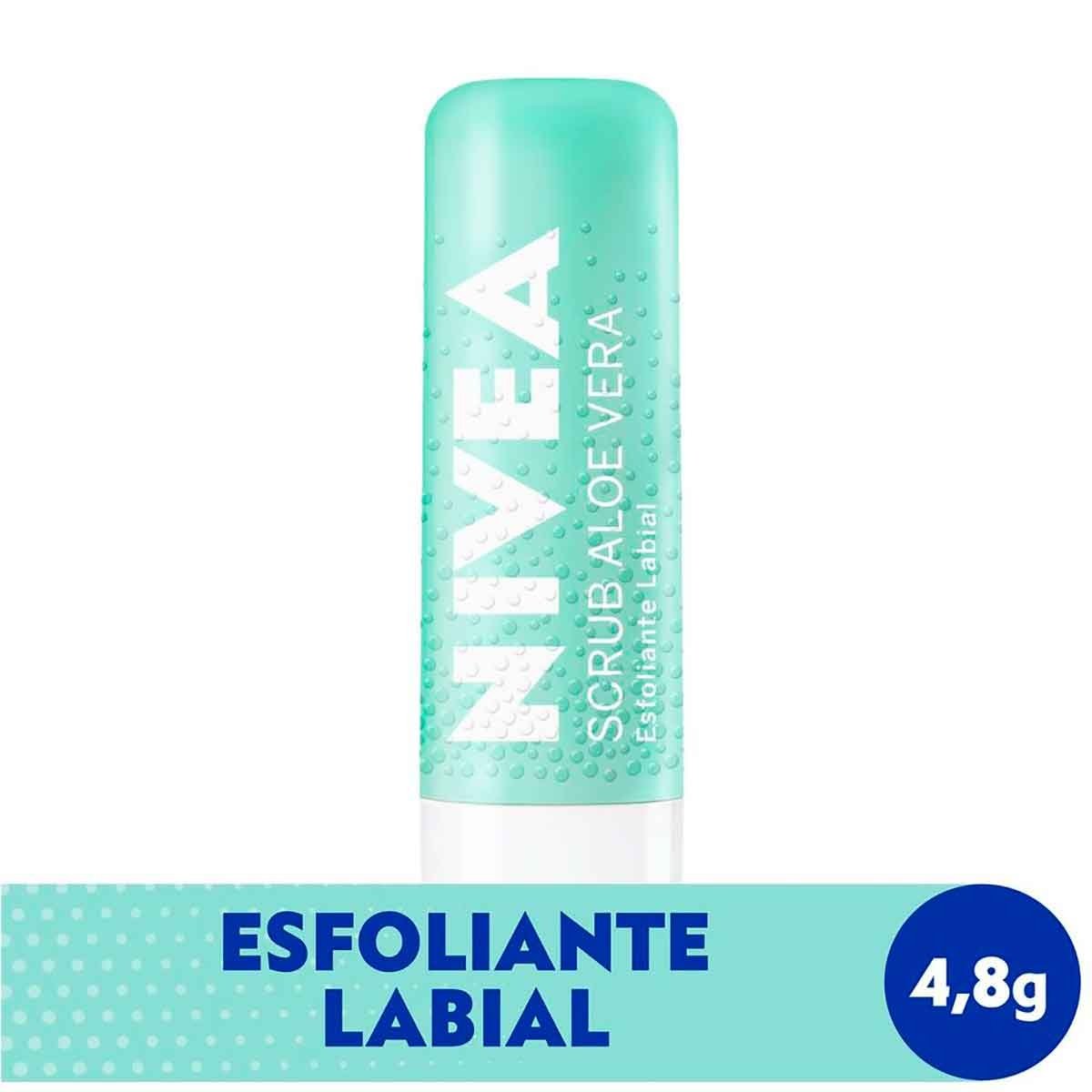 Esfoliante Labial Aloe Vera Nivea Scrub Blister 4,8g