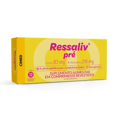 Ressaliv Pré Cimed Com 10 Comprimidos