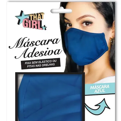 Mascara Protecao That Girl Adesiva Azul