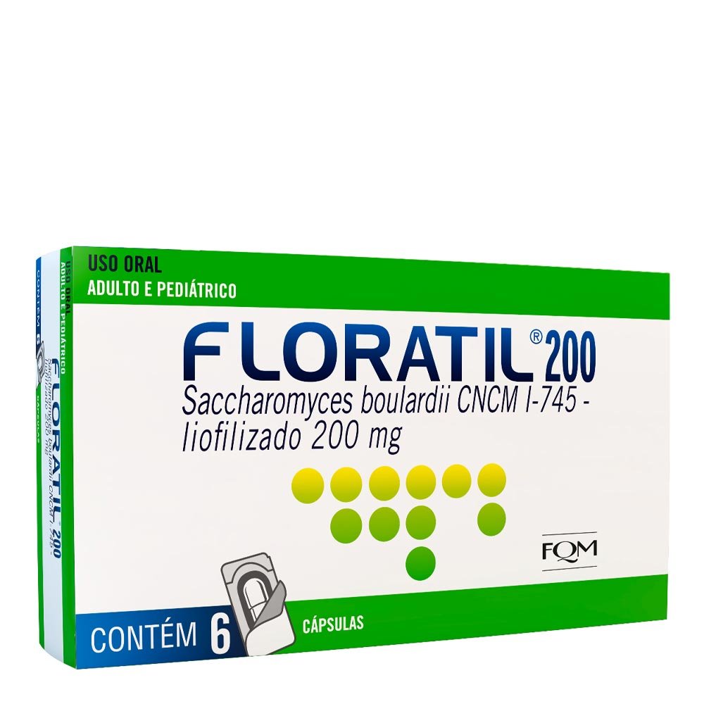 Floratil 200Mg Caixa Com 6 Cápsulas