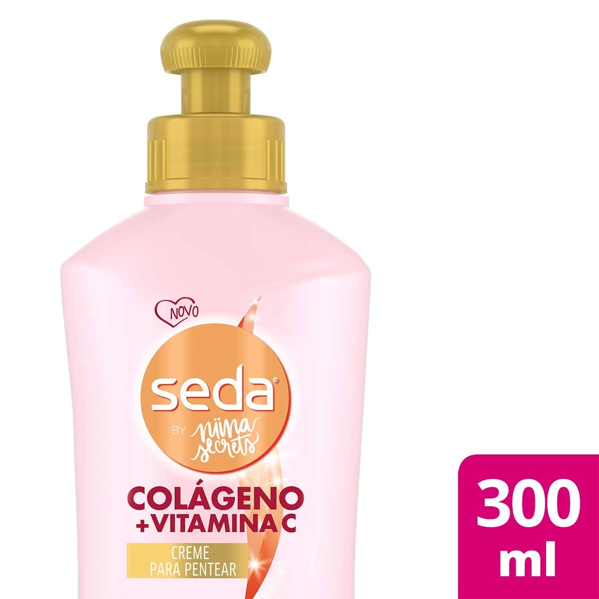 Creme Pentear Seda Colageno Vit C 300ml
