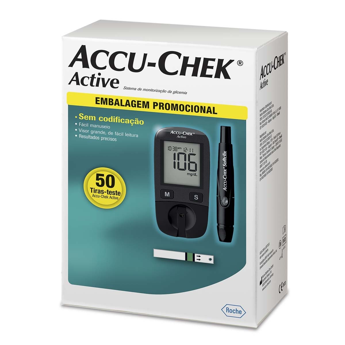 KIT ACCU-CHEK AP ACTIVE 50TIRAS(RCD)